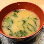 Komeda Wakissa Okagean - お味噌汁付き。