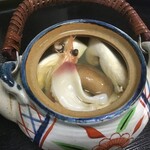 Kisetsu Ryouriaona - 季節料理 秋〜冬 北寄貝と本シメジの土瓶蒸し