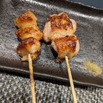 炭火焼 湖月 - ぼんじりともも