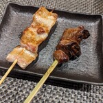 Sumibiyaki Kogetsu - 豚バラとレバー