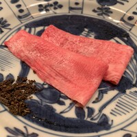 にくの匠 三芳 - タンの薄造り