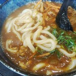 Menkoubou Oonishi - カレーうどん　麺アップ