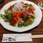 寿司と炉端焼 四季花まる - お刺身サラダ(660円)