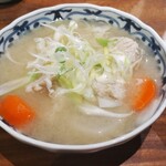 寿司と炉端焼 四季花まる - ほっけのすり身汁(495円)