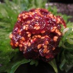 酔鯨亭 - かつおユッケです。