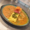 スパイシーカリーハウス 銀座半月 - 平日ランチ２種盛カレー（１，２００円）２０２４年５月