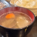 尾毛多セコ代 - 牛スープも美味しかった