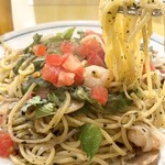 関谷スパゲティ - 醤油バジリコ ビッグ