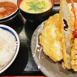 天ぷら大吉 - ヘルシー野菜セット800円。