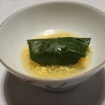 萩の宿 常茂恵 - 桜蒸し、銀餡