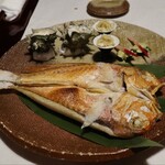 萩の宿 常茂恵 - 甘鯛塩焼き