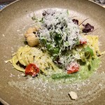 握手レストラン - 瀬戸内産穴子の大葉ジェノベーゼ 3,000円　もう最高