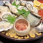 握手レストラン - 生牡蠣10個 5,700円　濃厚クリーミー
