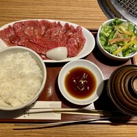 焼肉 しんうち 神楽坂 - ロース御膳　160g
