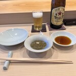 Ginza Sushi Mitomi - 先付のもずく酢
