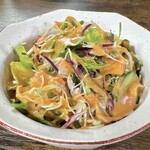 お食事処 だんらん日和 - 本日のランチ(\1,980) 自家製トマトドレッシングのサラダ