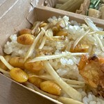 アルプスごはん - アルプスごはん弁当 小倉大豆（バジルクラブ／安曇野）のスパイシー炒り漬け