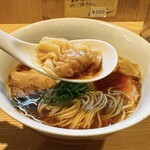 中村麺三郎商店 - 海老ワンタン醤油らぁ麺