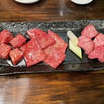 Sumigoya - 盛り合せ（並盛り）　タンが厚くて食べ応えあり。