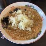 Tsubame Sanjou Chuukasoba Oninibo - 玉ネギ中華　油多め950円