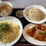 中国料理 仲村渠 - 日替わりタンつけランチ1290円（麺1.5倍）