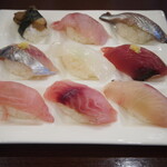 港鮨 - 地魚にぎり　2150円