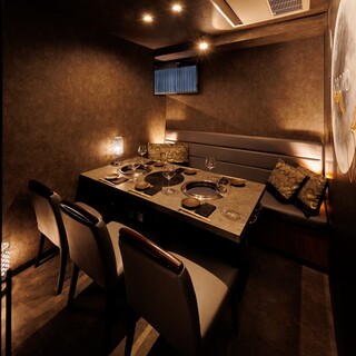 完全個室のプライベートな空間で至高のひと時を！