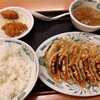 Hidakaya - W餃子定食(唐揚げ2個)760円