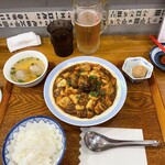 鍛冶屋餃子 - 牡蠣の四川麻婆豆腐定食