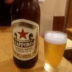 大衆酒場 竹うち - 赤星大瓶：480円