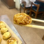 Tako Iso - お出汁とソースを付けて¨̮♡