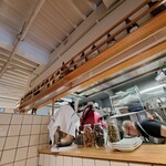 ジェンティーレ - カウンター席はライブ感がありますね