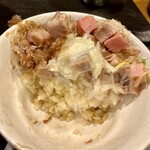 醤油らーめん ピース - 断面