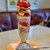 レスト&カフェ キャティ - 料理写真:生いちごと濃厚ディブロマットクリームの
          ミルフィーユパフェ¥1,880
