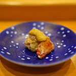 小判寿司 - 雲丹と蟹