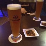 ハーフヤード - ポーラナー ドイツ
生ビールたのしー！