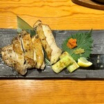個室 串天 鮮魚 二十四区 - 一枚鶏の柚子胡椒焼き ¥880