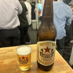 銀座屋  - サッポロラガー赤星大瓶