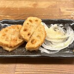 銀座屋  - れんこん豚肉挟み揚