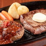 ランプ150ｇ＆ハンバーグ150ｇ