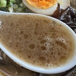 文化ラーメン - スープ