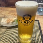 Tokubee - お通しとビール