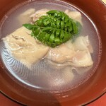 喰切料理 八方 - 小豆島産蛤と胡麻豆腐　お吸物