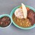 スパイスカレー モクロミ - 料理写真:3種盛り（ポーク、豆とキノコ、ラムキーマ）2,000円