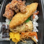 銀の海苔弁 - のり唐揚げ弁当420円　クーポン唐揚げ
