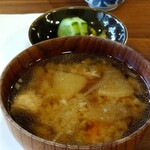 とんかつ 蒼樹 - 豚汁