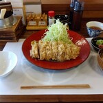 とんかつ 蒼樹 - 贅豚のリブロースカツ定食