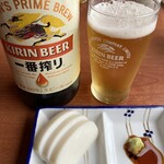 Soba Doko Ro Toki Wa An - 瓶ビールと板わさ