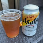 ATAGO BASE - 京都IPA ¥1200 + アサヒスーパードライ ¥500