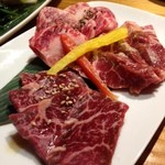 炭火焼肉 筵 - ◇まずは、相変わらず美味い肉を食べる。。
